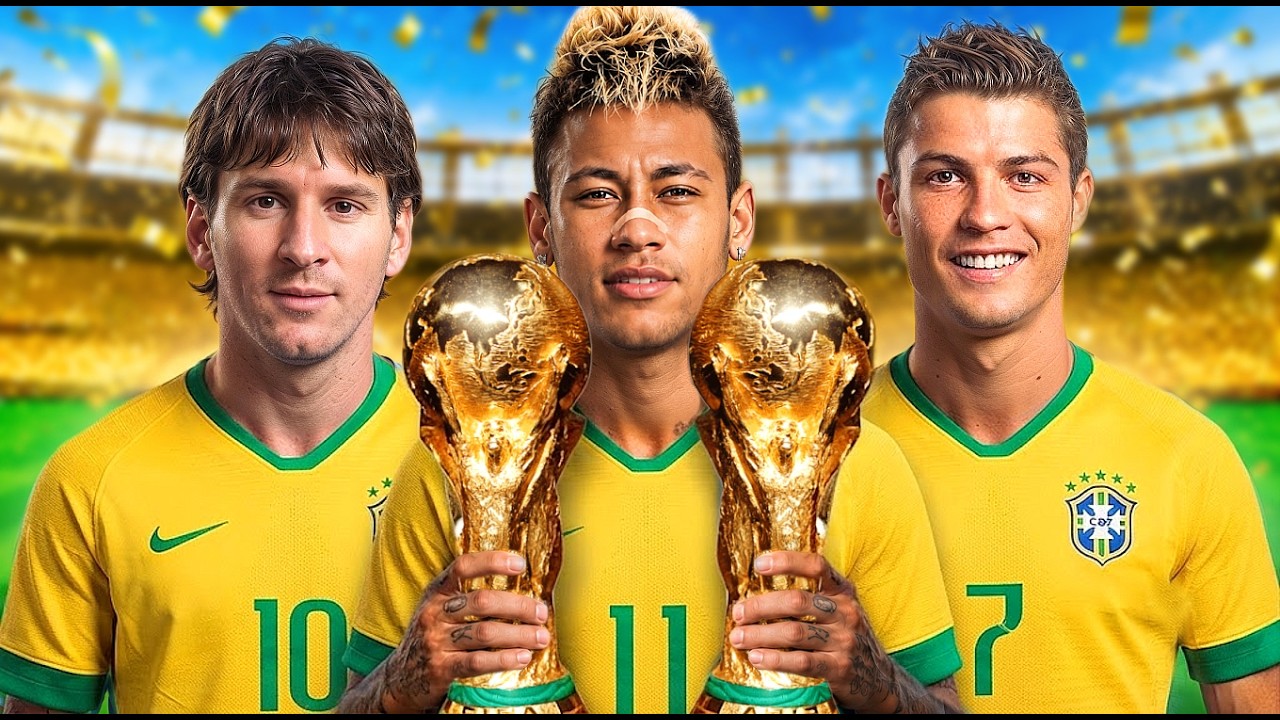 JUNTE a Los PRIMES de NEYMAR, MESSI Y CR7 en 5 MUNDIALES 🌍🏆