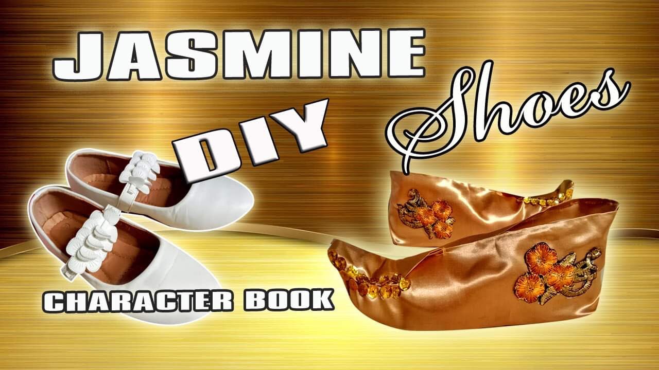 #DIY PRINCESS JASMINE SHOE’S DESIGN