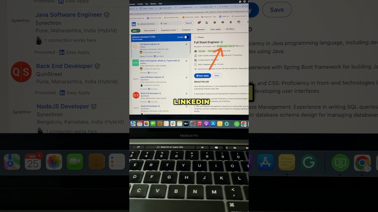 Stop apply for old Jobs on Linkedin 🔍 #linkedinjobsearch🚀