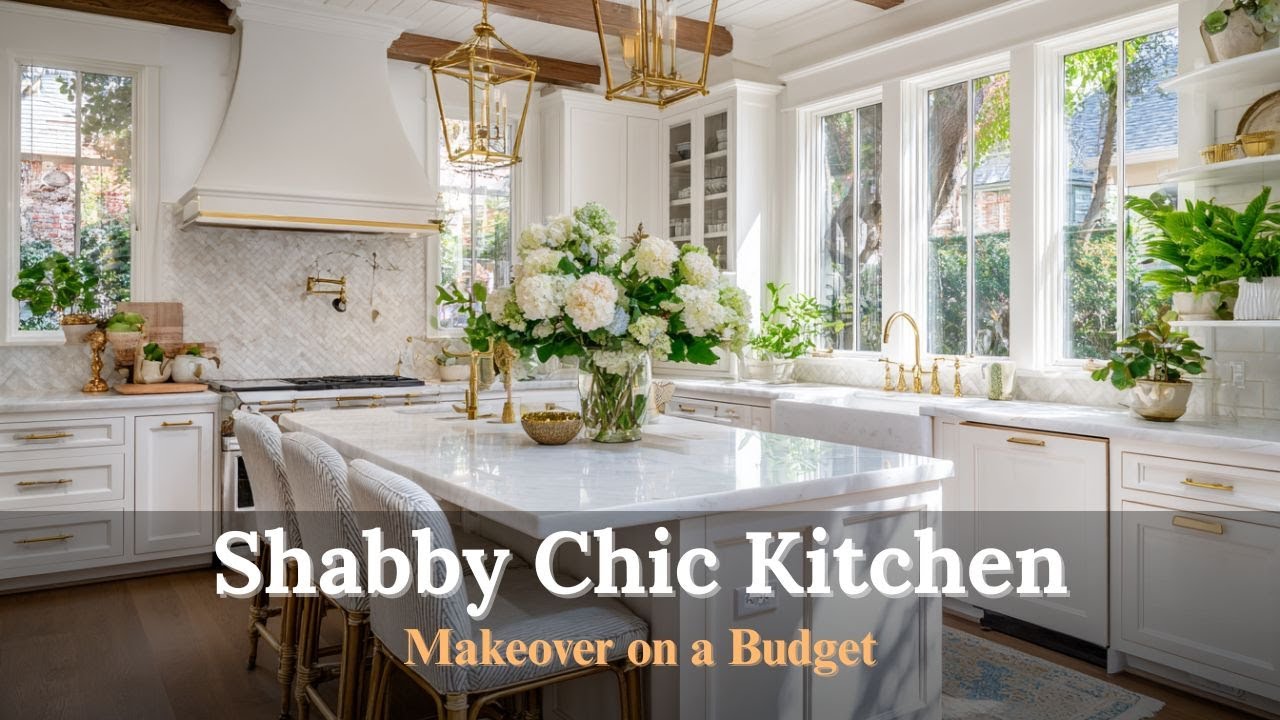 Shabby Chic Kitchen Makeover Romantic, Vintage Inspired Decor Ideas That Save You Money!