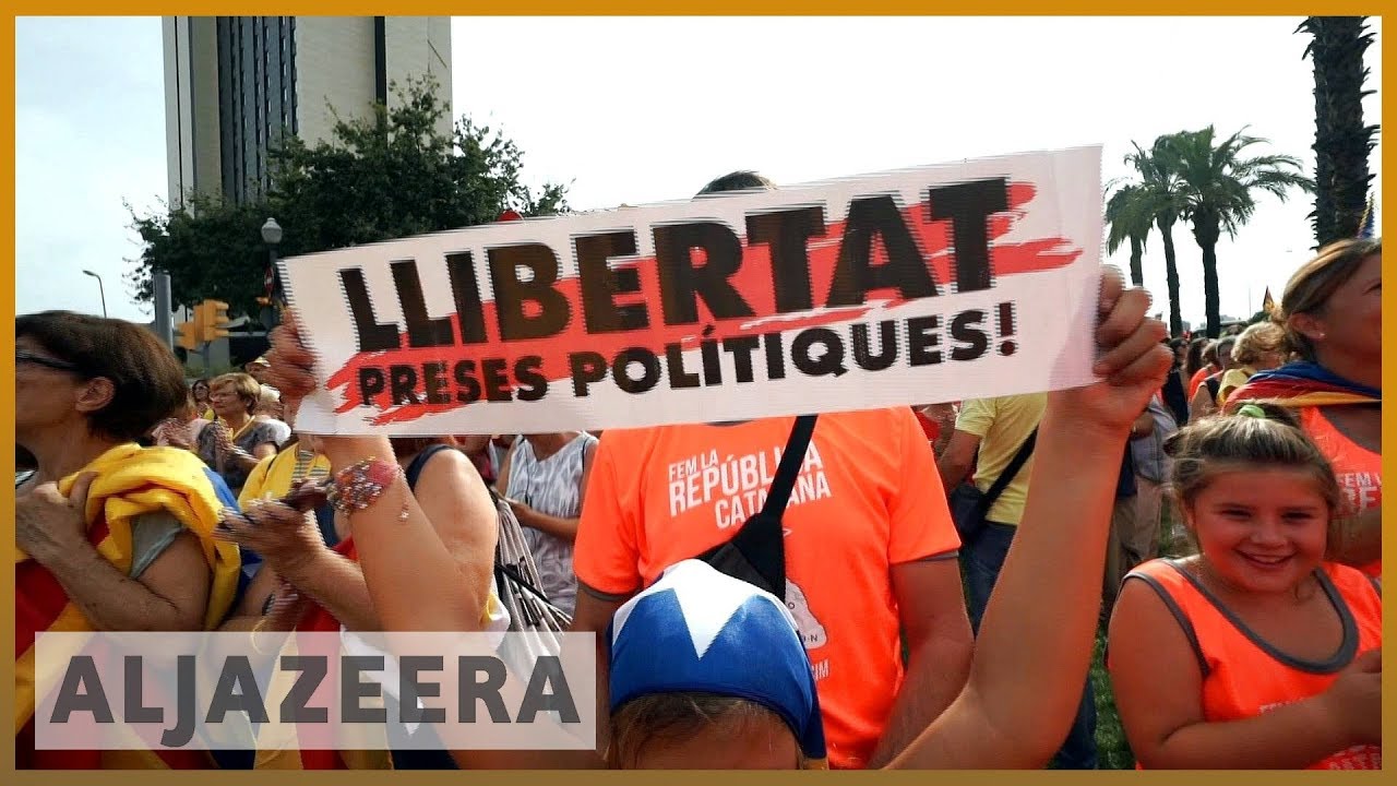 🇪🇸 One million Catalans celebrate 'La Diada' in Barcelona | Al Jazeera English