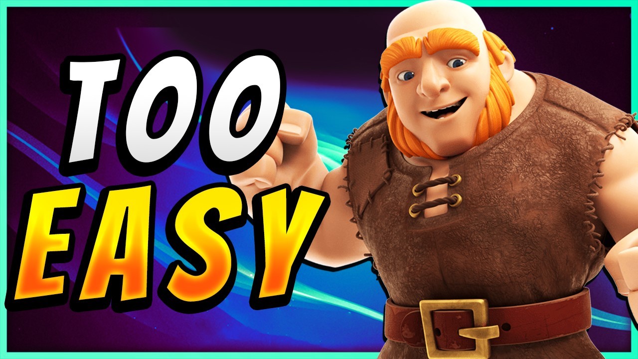 300+ TROPHIES in 30 MINUTES! NO SKILL GIANT GRAVEYARD 🏆 — Clash Royale