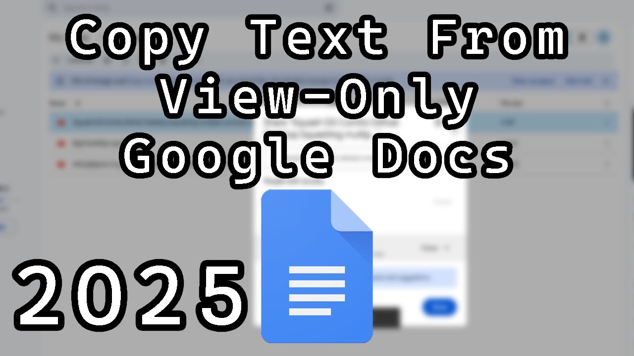 Как скопировать текст из защищенного просмотра Google Docs (2025)