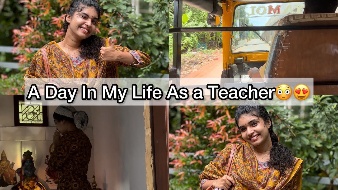 A Day In My Life As A Teacher😱😍|Neerutty Chinnutty