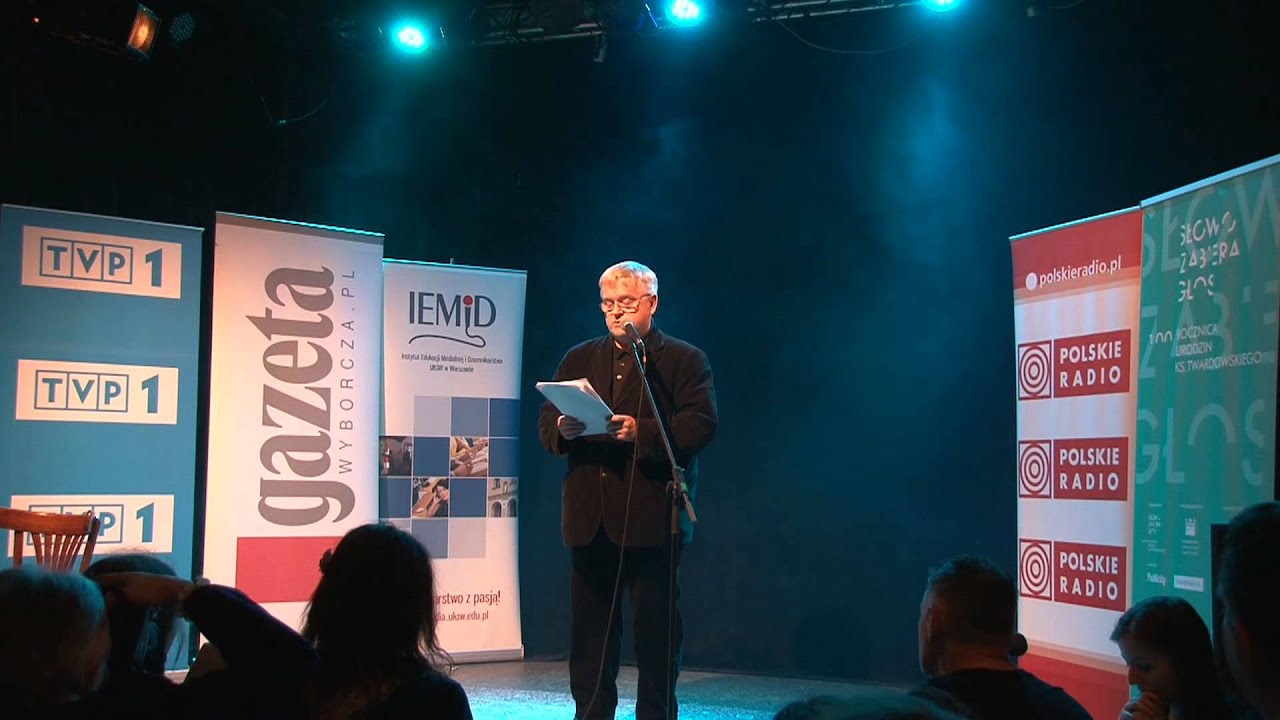 Edwin G&oacute;rnicki w slamie poetyckim TWARDE SŁOWA