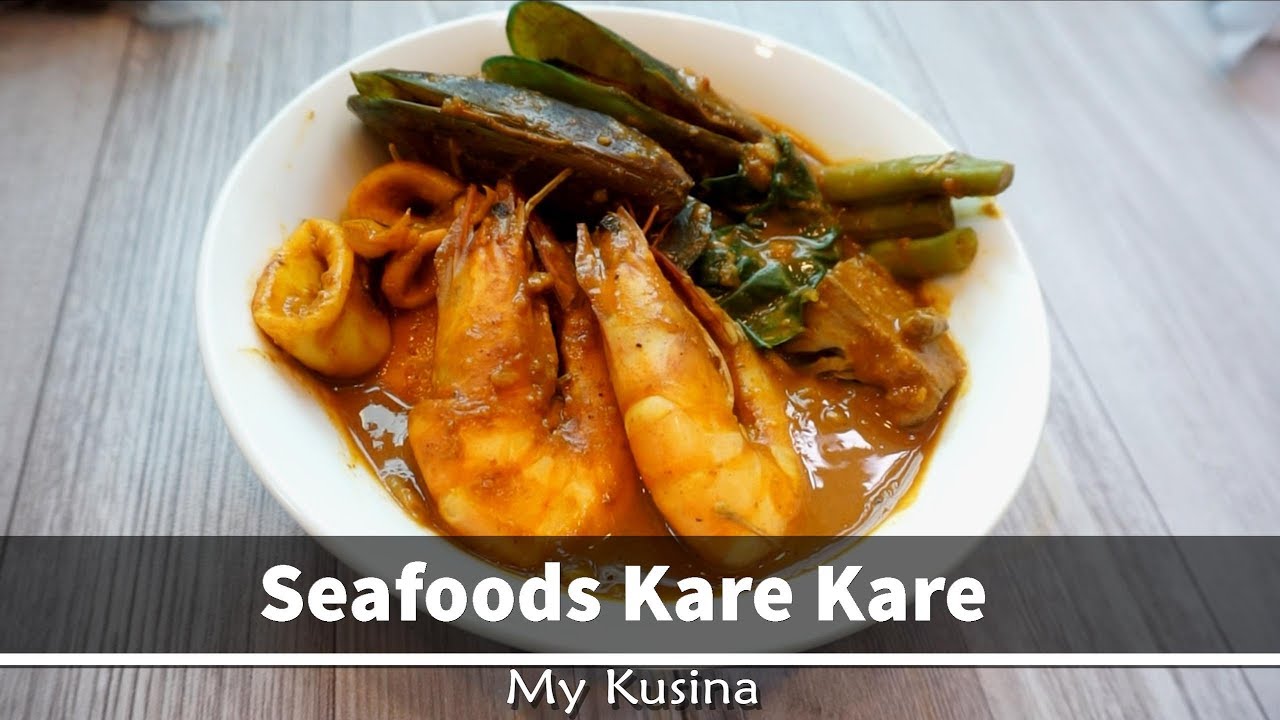 Seafoods Kare Kare