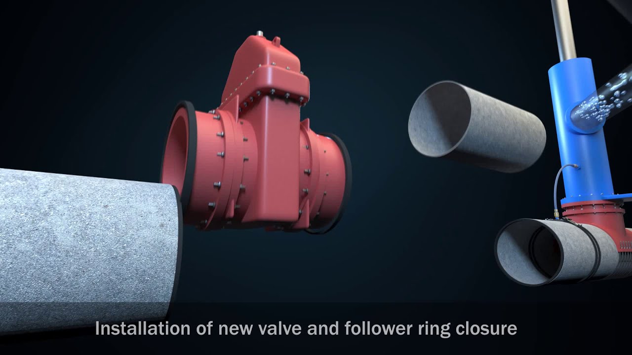 3D Animated Video Provides Overview of Line Stopping Prestressed Concrete Cylinder Pipe (AWWA C301)