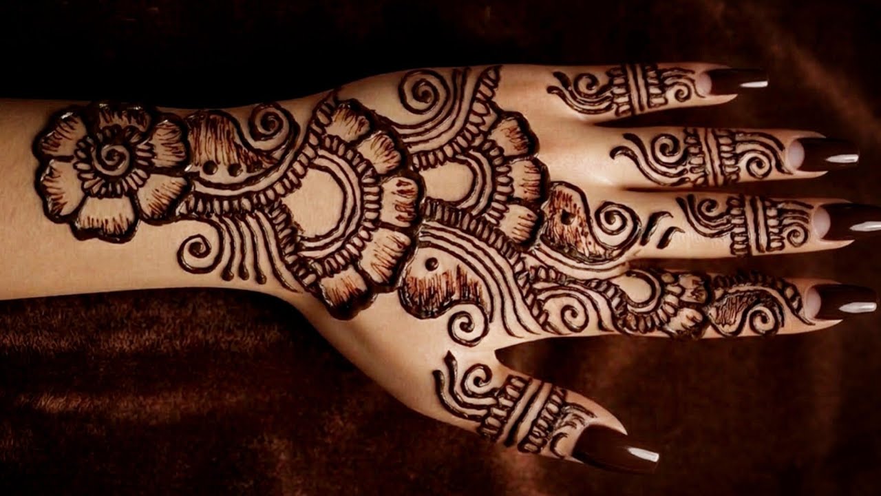 Very Very Easy Arabic Mehandi Design || Very Simple Very Unique Mehandi Design || Mehandi Ka Design