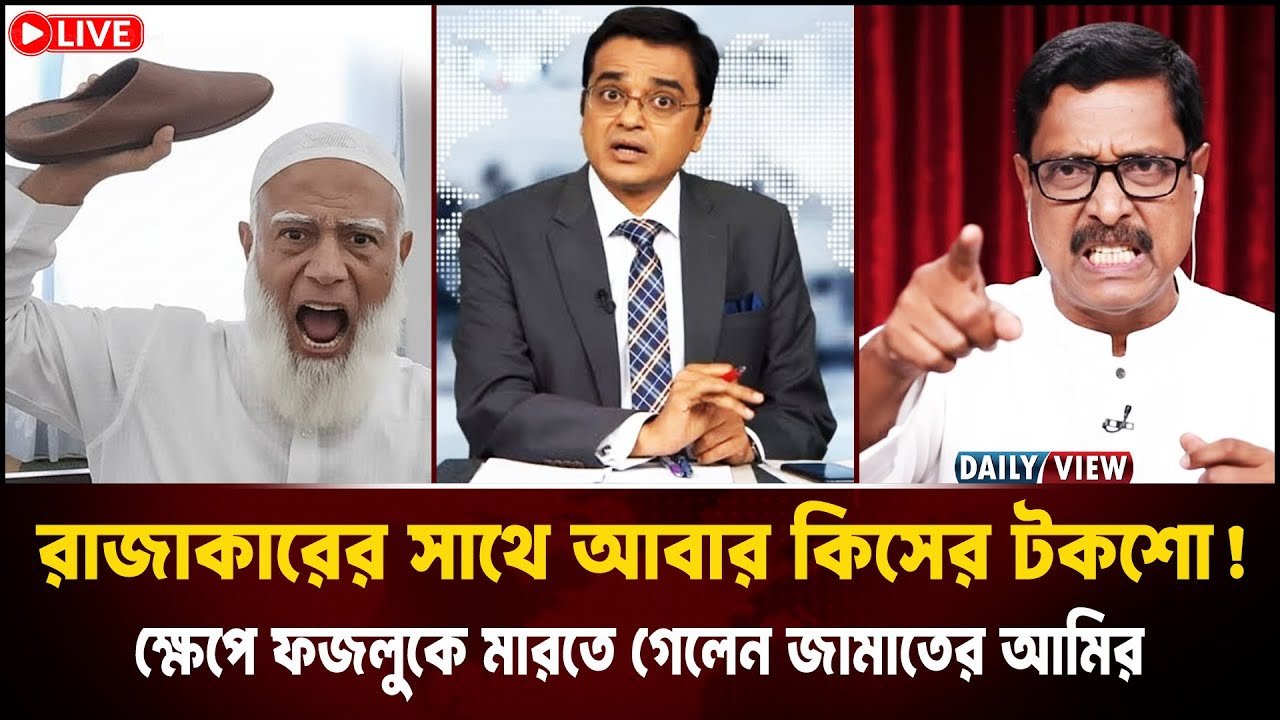 রাজাকারের সাথে আবার কিসের টকশো ! লাইভে শুরু হলো মা/রা/মা/রি | Dr. Shafiqur Rahman | Bangla talk show