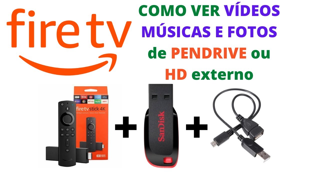 FIRE TV Stick - Como Usar Pendrive ou HD Externo