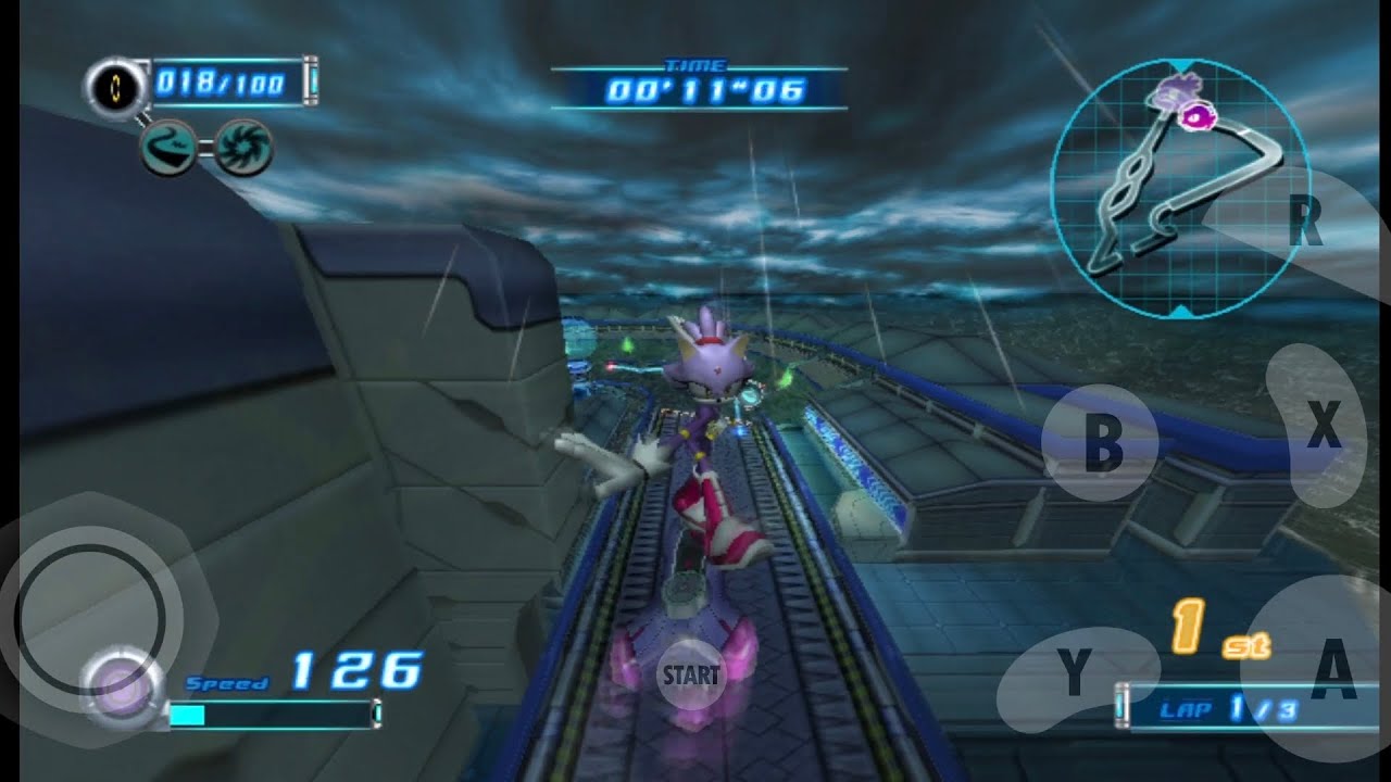 Sonic Riders: Zero Gravity - Dolphin Emulator Android (Samsung Galaxy S24) - Free Race