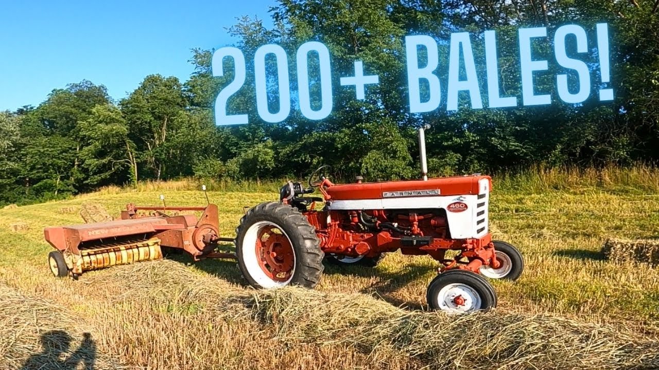 Farmall 460 baling | NH 269 BALER finally WORKS!!