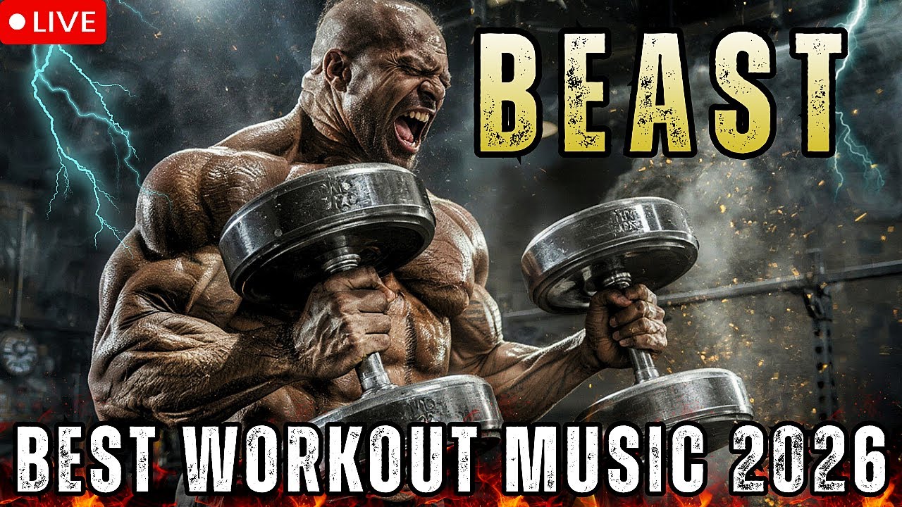 BEST WORKOUT MUSIC 2026 ⚡ GYM MOTIVATION MUSIC MIX 2026 💪 HIP HOP SONGS FOR GYM & FITNESS