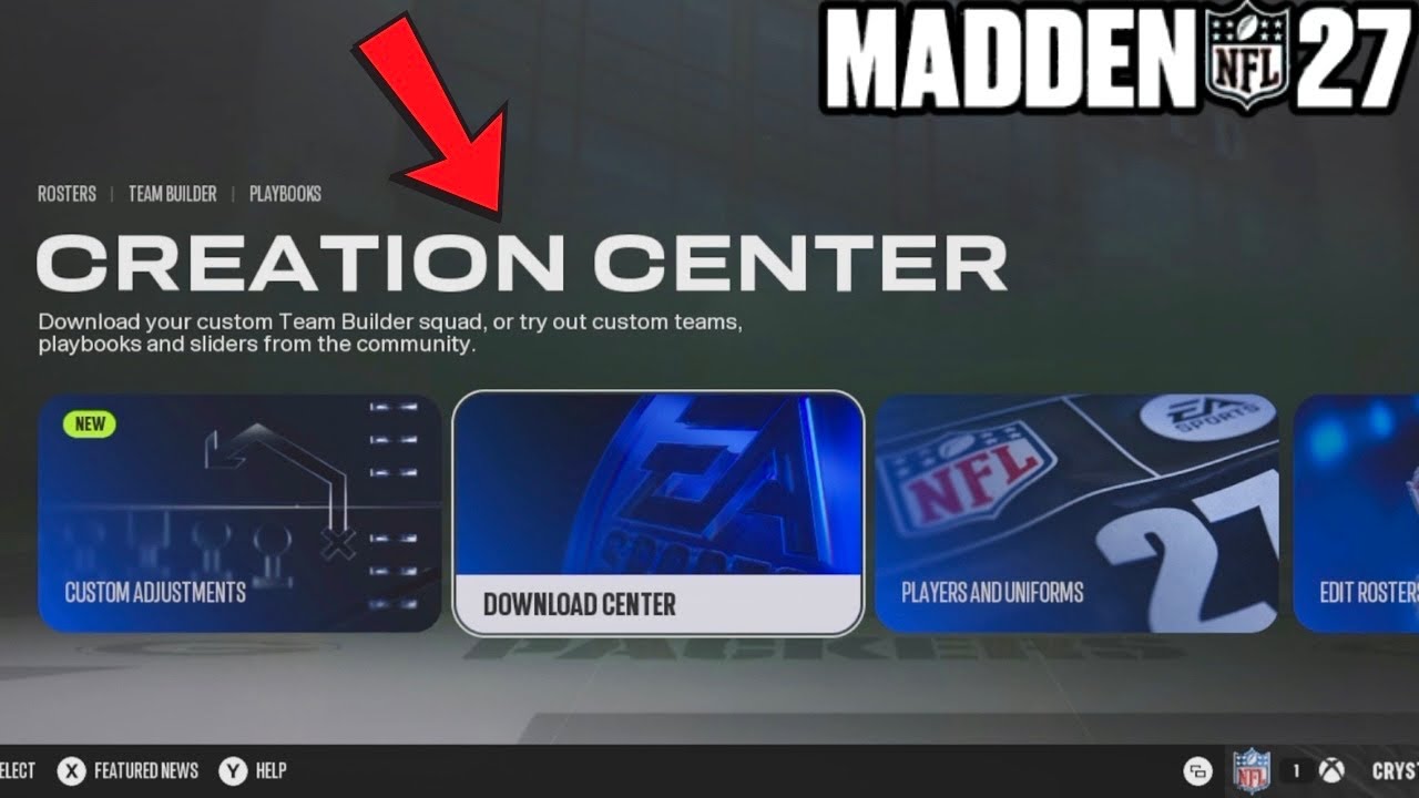 Как получить обновленные составы в Madden 27