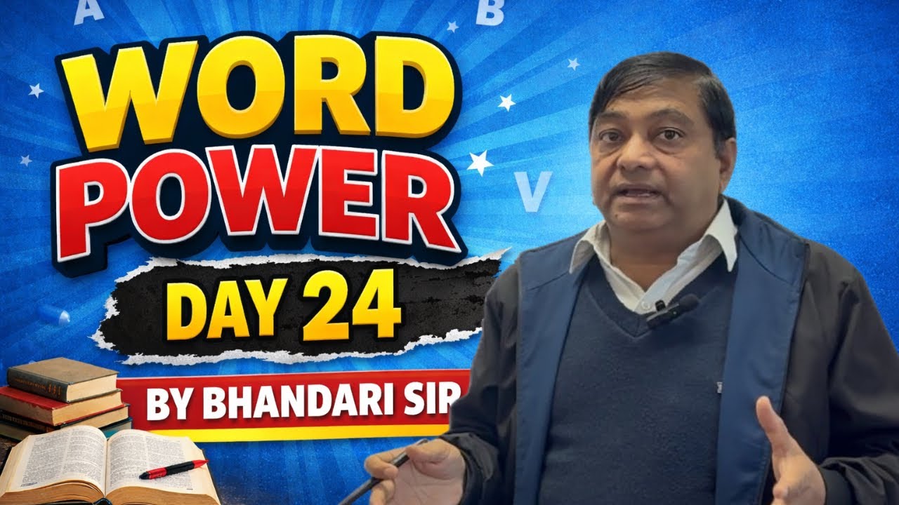 Word Power Day 24 | Important English Vocabulary for SSC, Banking, UPSC & Spoken English