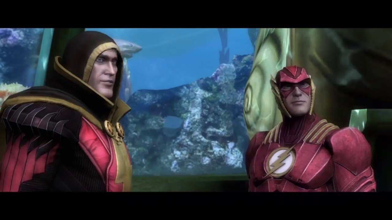 Полная история Injustice — Часть 9: Аквамен против Флэша — Архивы Атлантиды — HD