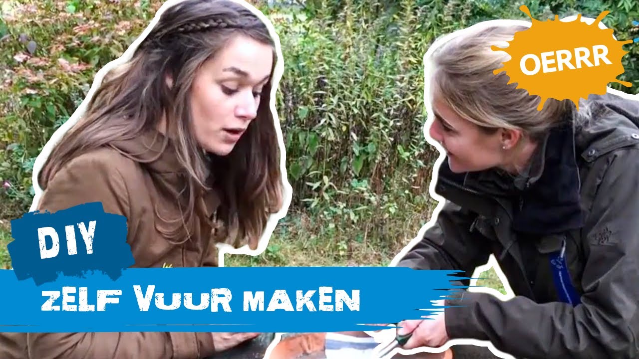 Vuur maken met een vuurstick | OERRR DIY