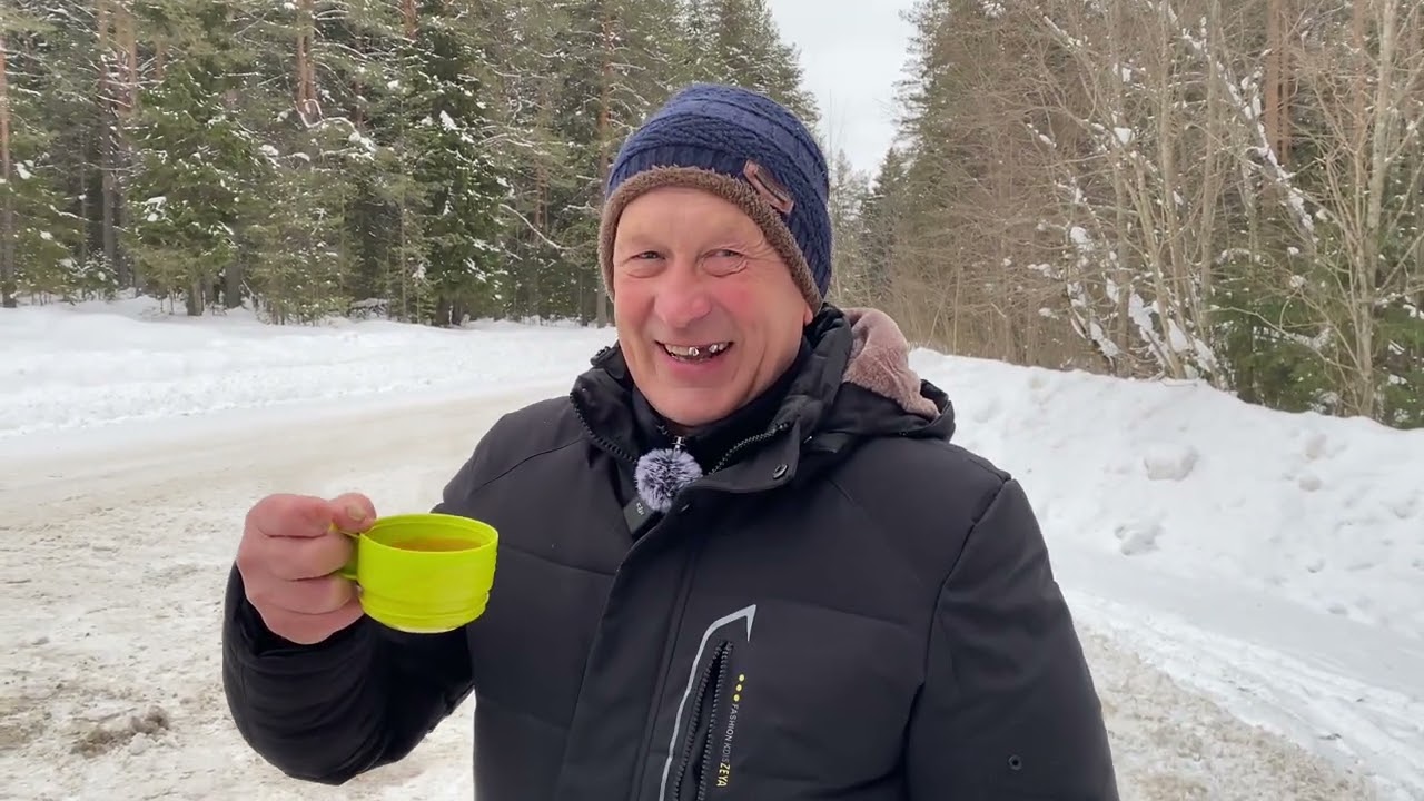 Чаепитие в завершении дня на природе
