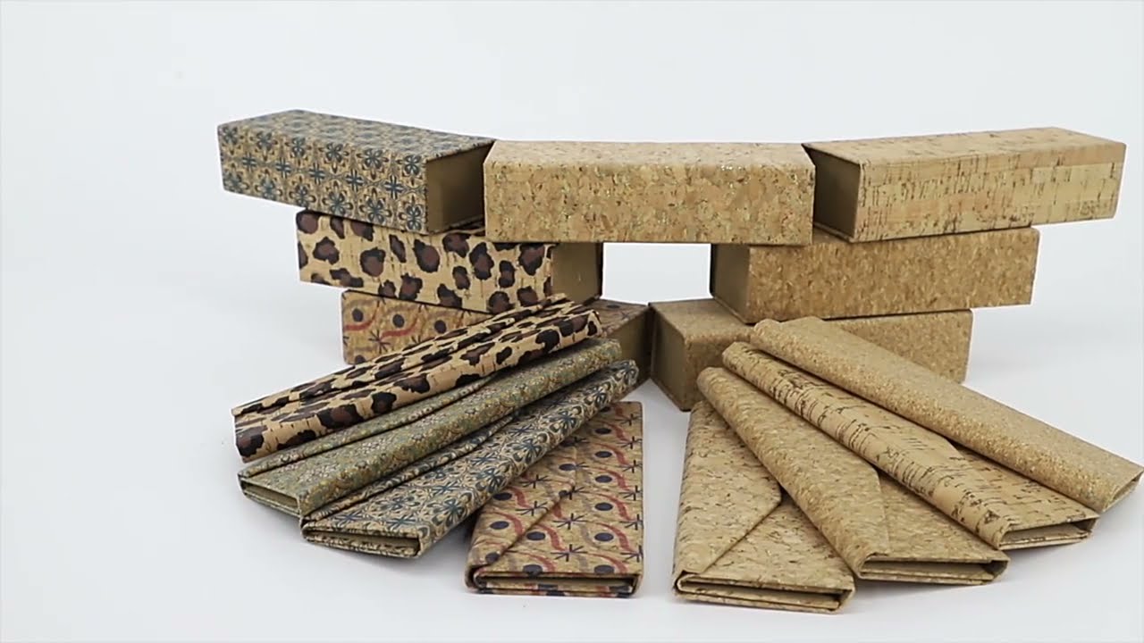 Cork wood eco glasses cases