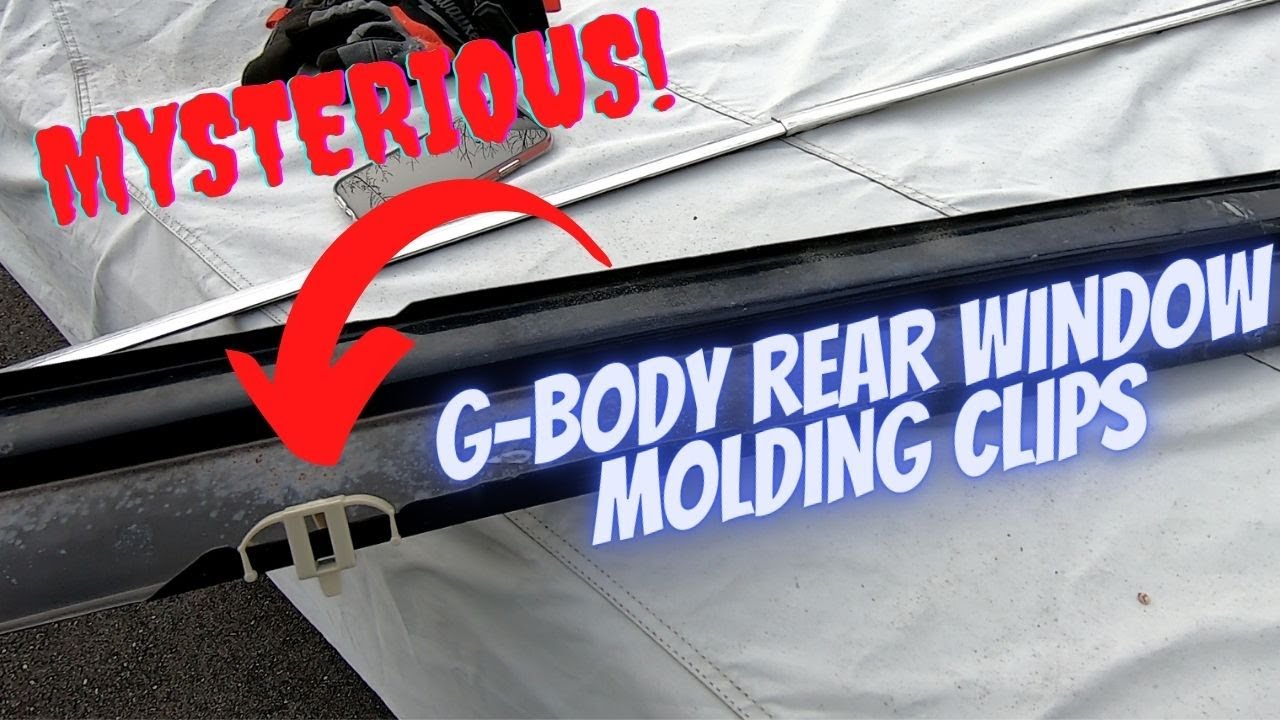 Installing the STRANGE Cutlass 442 Lower Rear Window MOLDING CLIPS