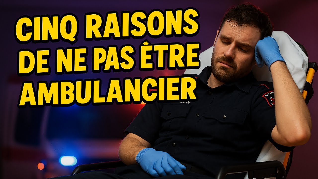 5 raisons de ne NE SURTOUT PAS faire le m&eacute;tier d'ambulancier