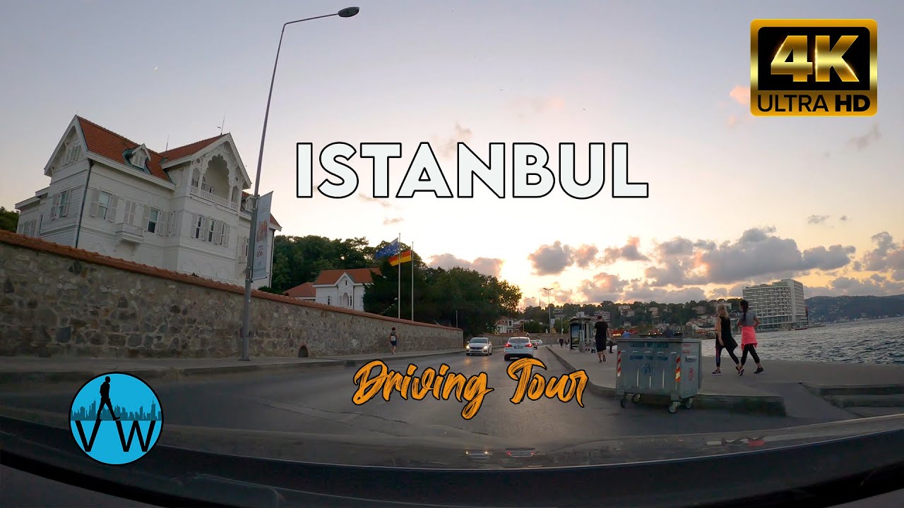 ⁴ᴷ⁵⁰ ISTANBUL DRIVE 🇹🇷 İstinye-Yeniköy-Tarabya Driving Tour a Long Istanbul Bosphorus.