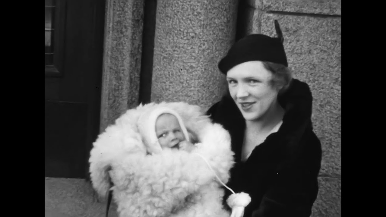 1934 April, Lee Cook's home movies 6a, Stockholm