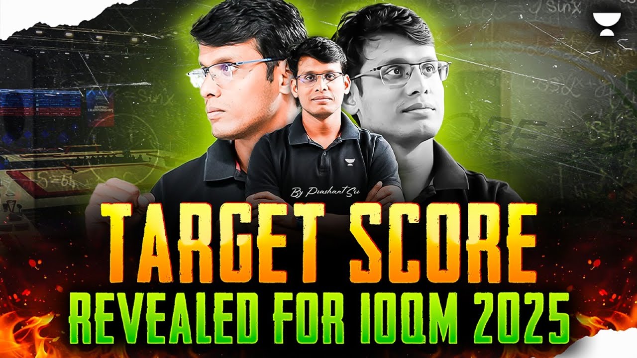 Target Score for IOQM 2025 | Prashant Jain #ioqm #ioqm2025