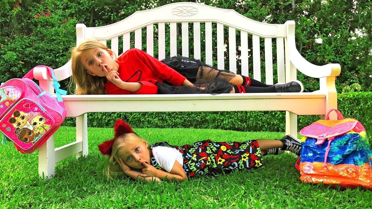 Алиса и Ева не хотят снова в школу в истории про утреннюю рутину в  обычный школьный день с папой