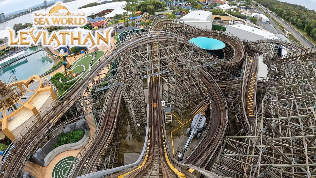 Leviathan 4K Front Seat POV - Sea World Australia
