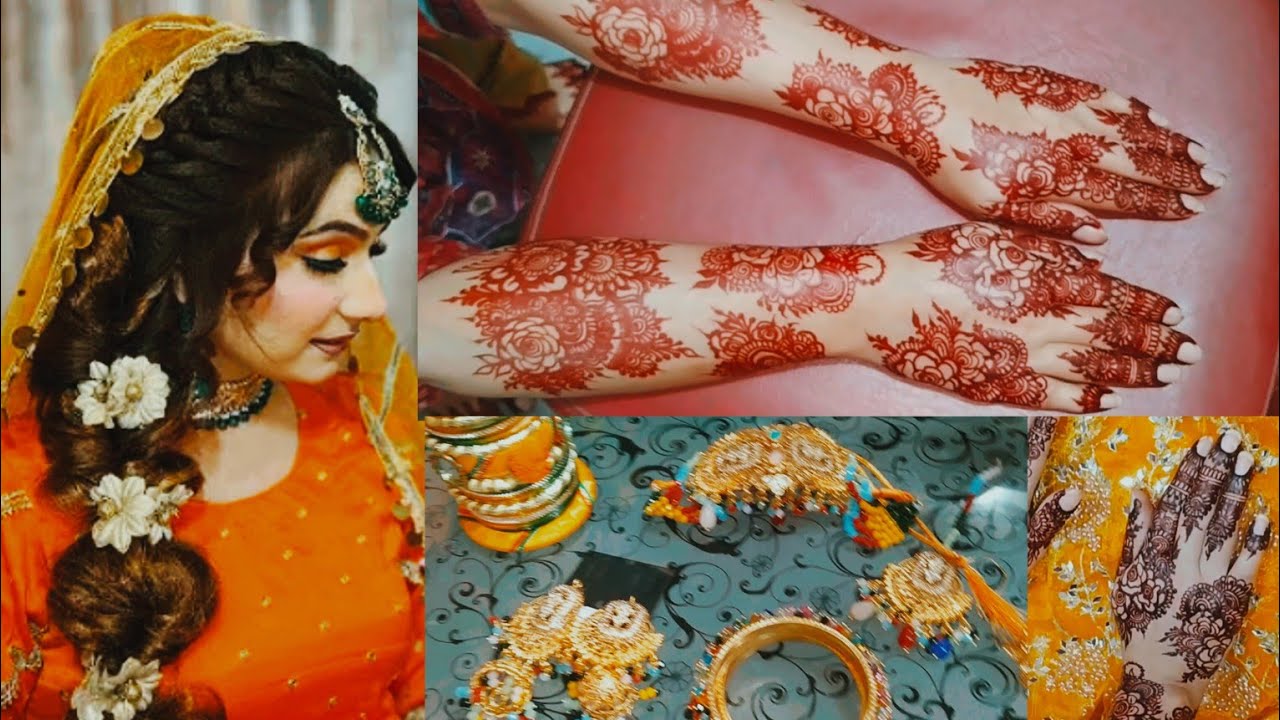 Bridal mehndi vlog | bridal mehndi design | Farwa vlogs 