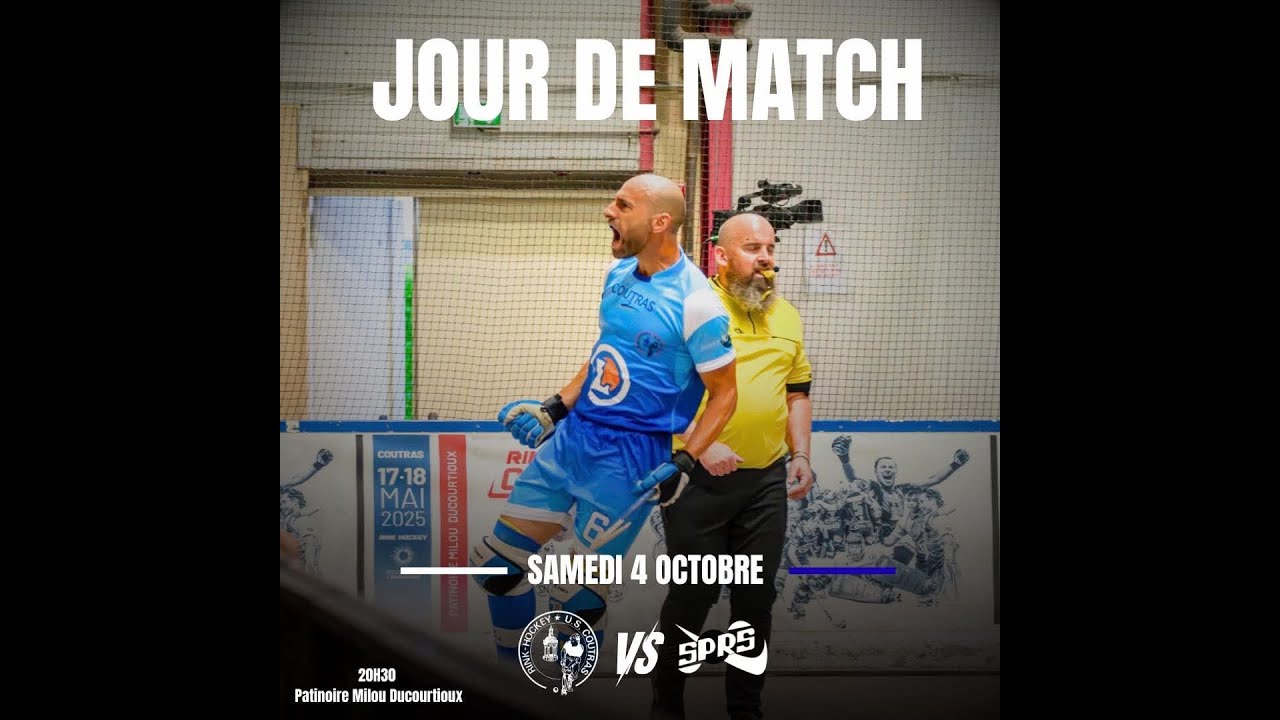 Elite J1 USCoutras contre SPRS Plouffragan CHAMPIONNAT DE FRANCE 2024/2025