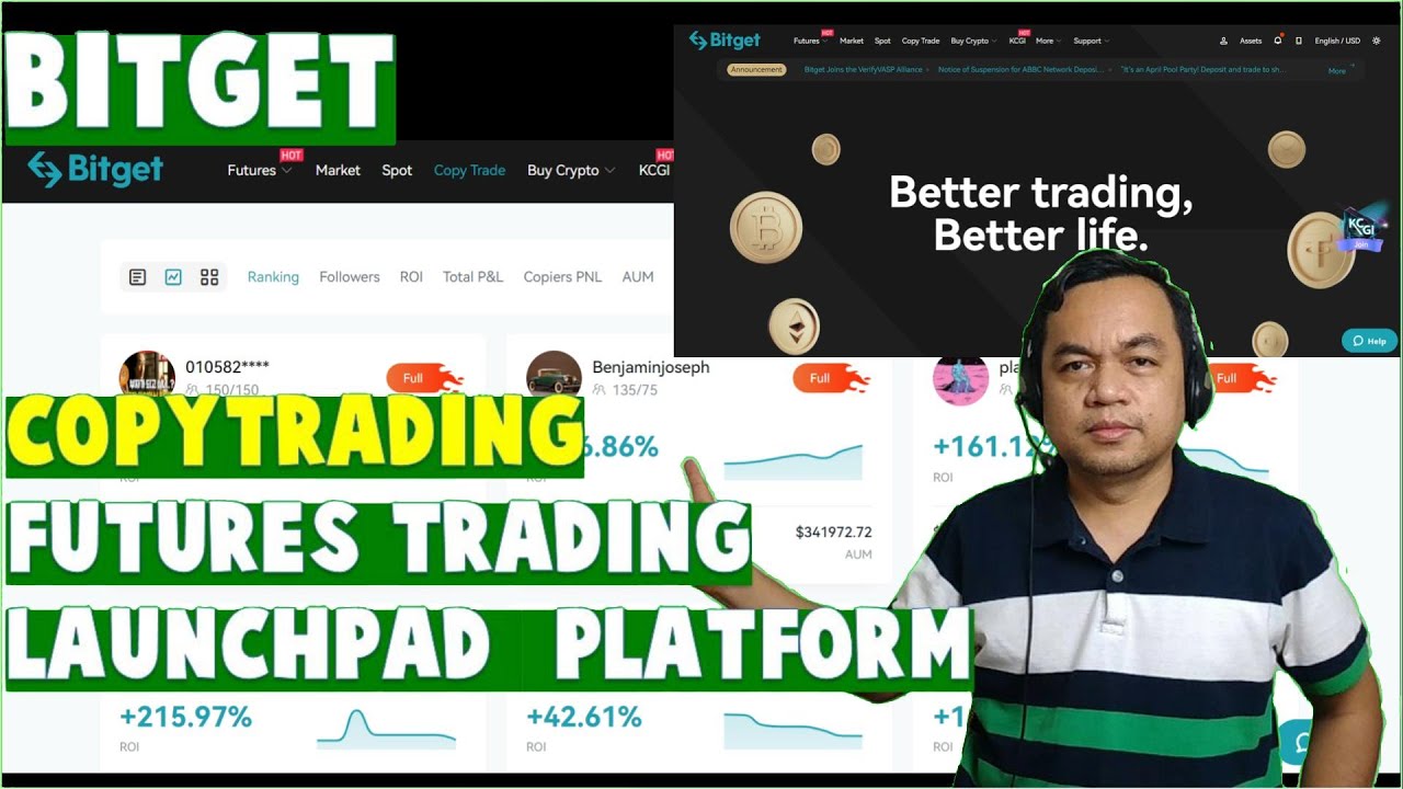 BITGET - Crypto Currency Trading Platform Futures Trade, Launchpad, Copy Trading