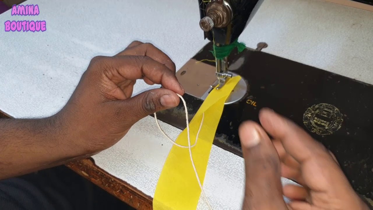 How to Attach Dori Wali Invisible Piping on Princess Cut