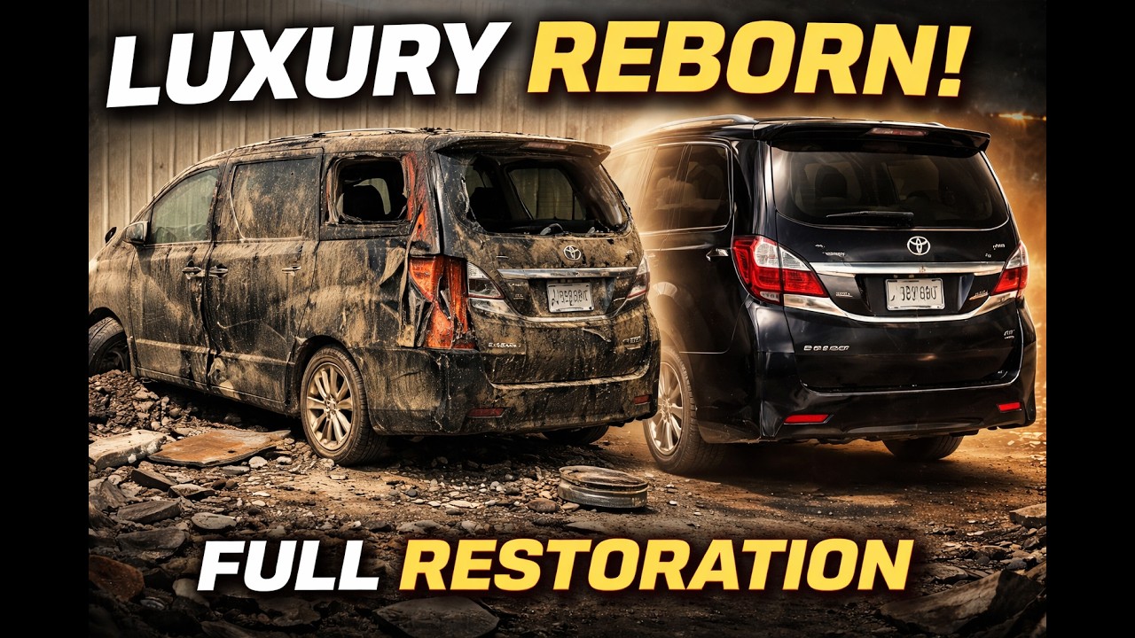 Wrecked Toyota Alphard Vellfire Rebuild | Luxury Reborn
