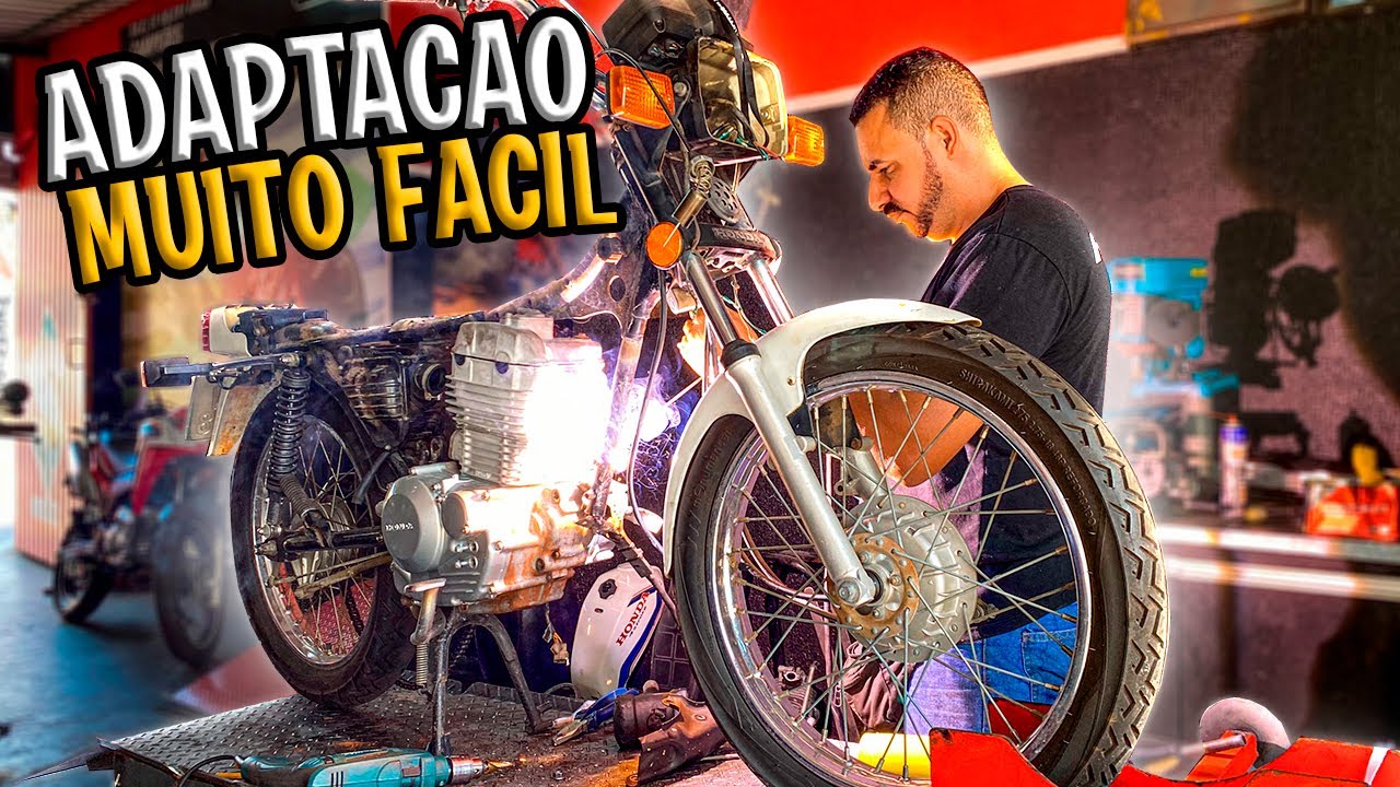 ENCAIXANDO MOTOR DE TWISTER NO QUADRO CGZÃO