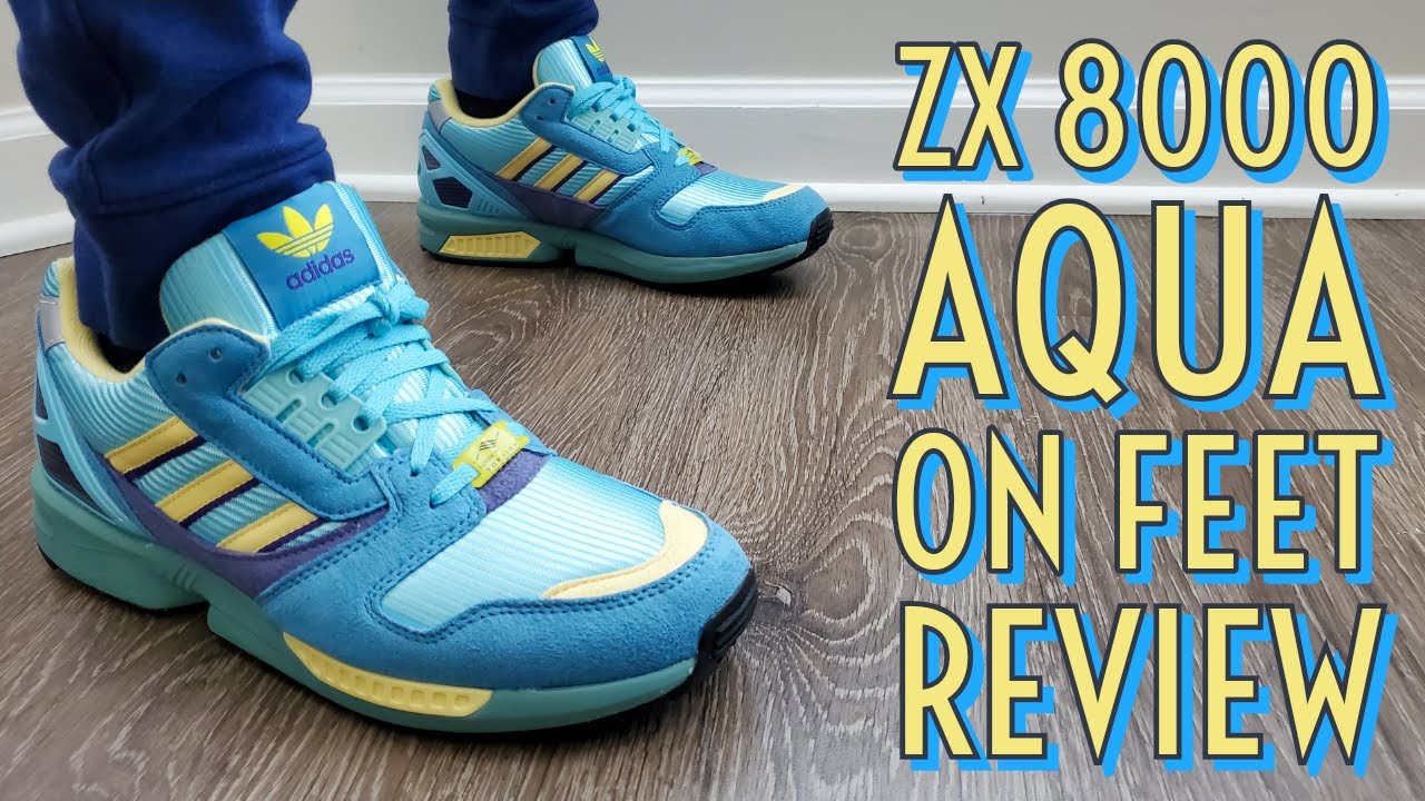 Adidas ZX 8000 Aqua On Feet Review (FY7686) #Adidas #ZX8000 #RIPStu