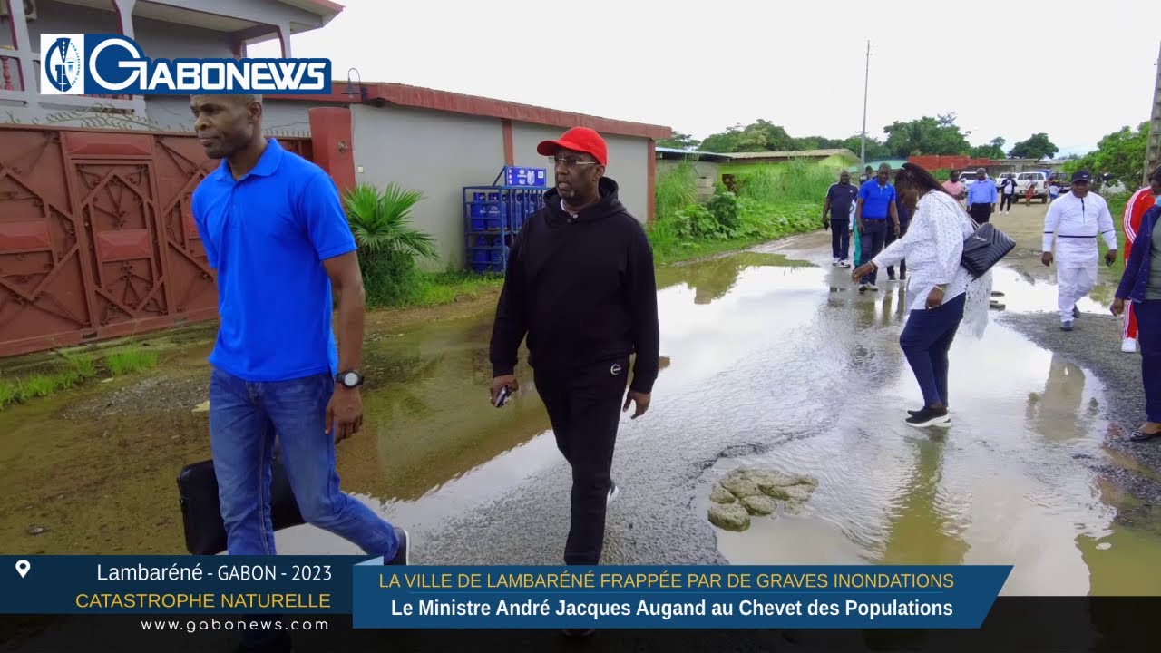 GABON /  INONDATION : La Ville de Lambaréné Frappée par de Graves Inondations