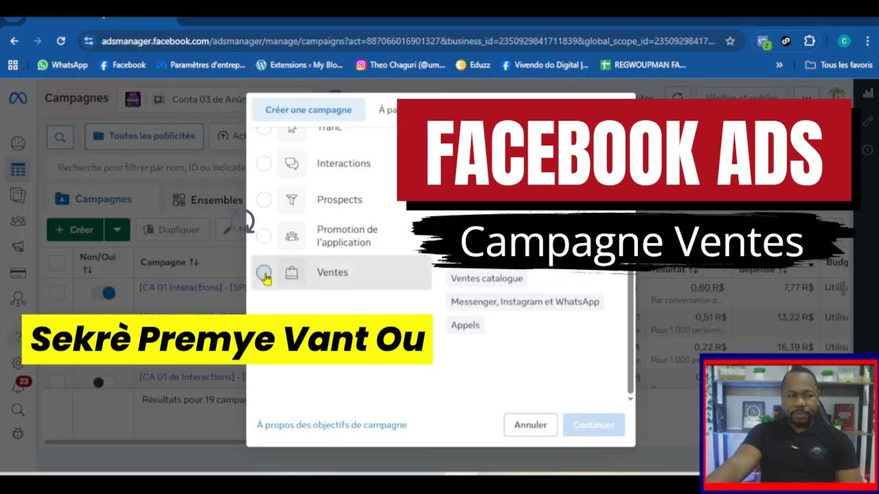 Facebook Ads (Campagne Ventes) | 