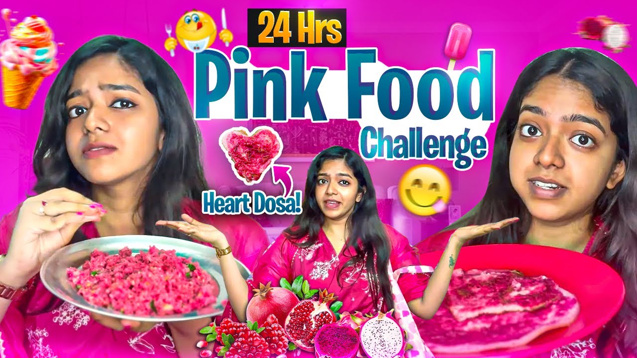24hrs Pink Food Challenge🩷 | Beetroot helped me😤 | #missmiracle