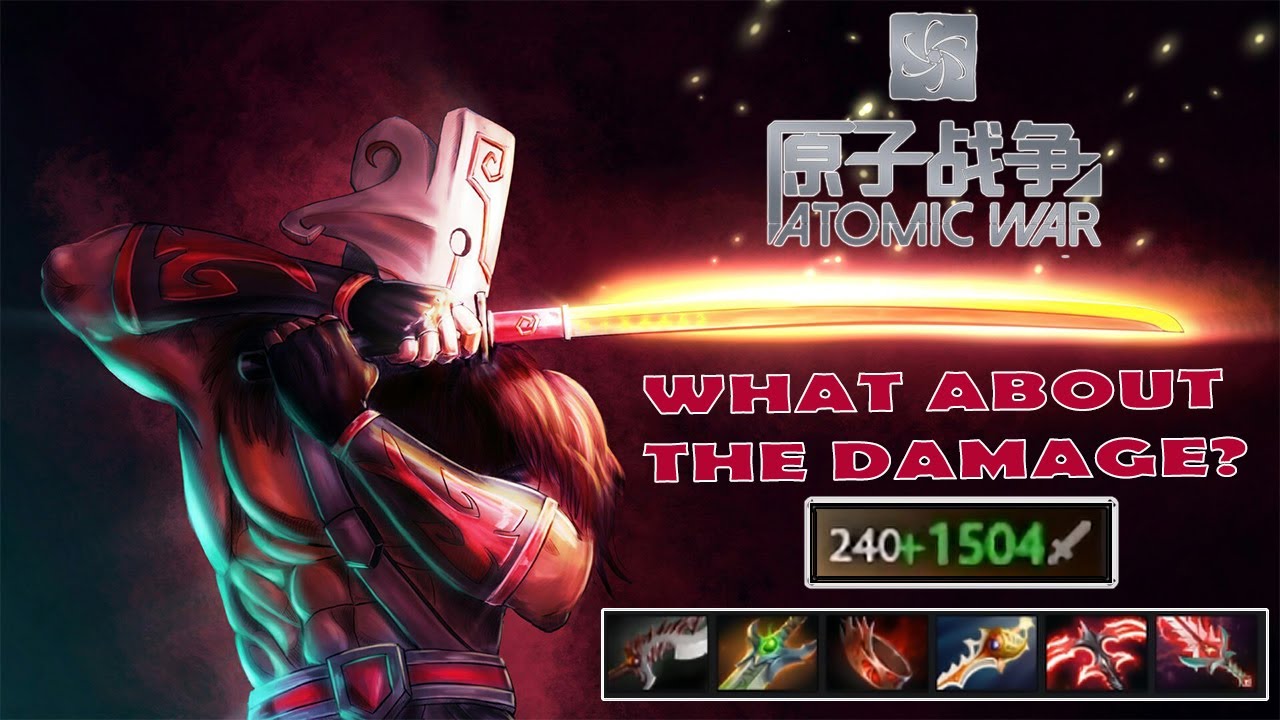 DOTA 2 - Atomic War - Lord NAGA SIREN - Juggernaut CARRY? No chance for opponents.