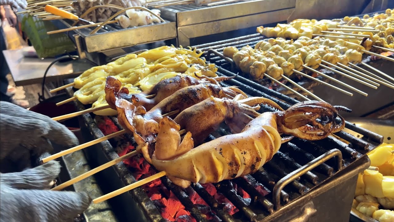 Bangkok street food 2023 | Fried squid