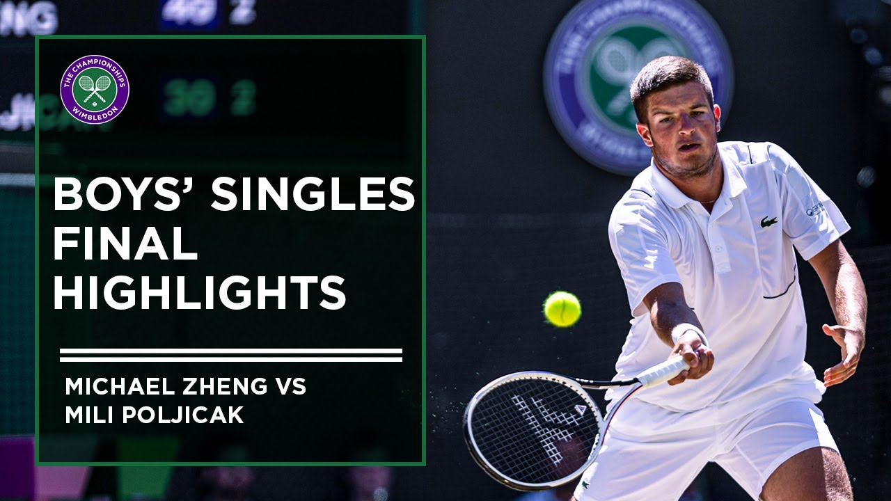 Michael Zheng vs Mili Poljicak | Boys' Singles Final Highlights | Wimbledon 2022