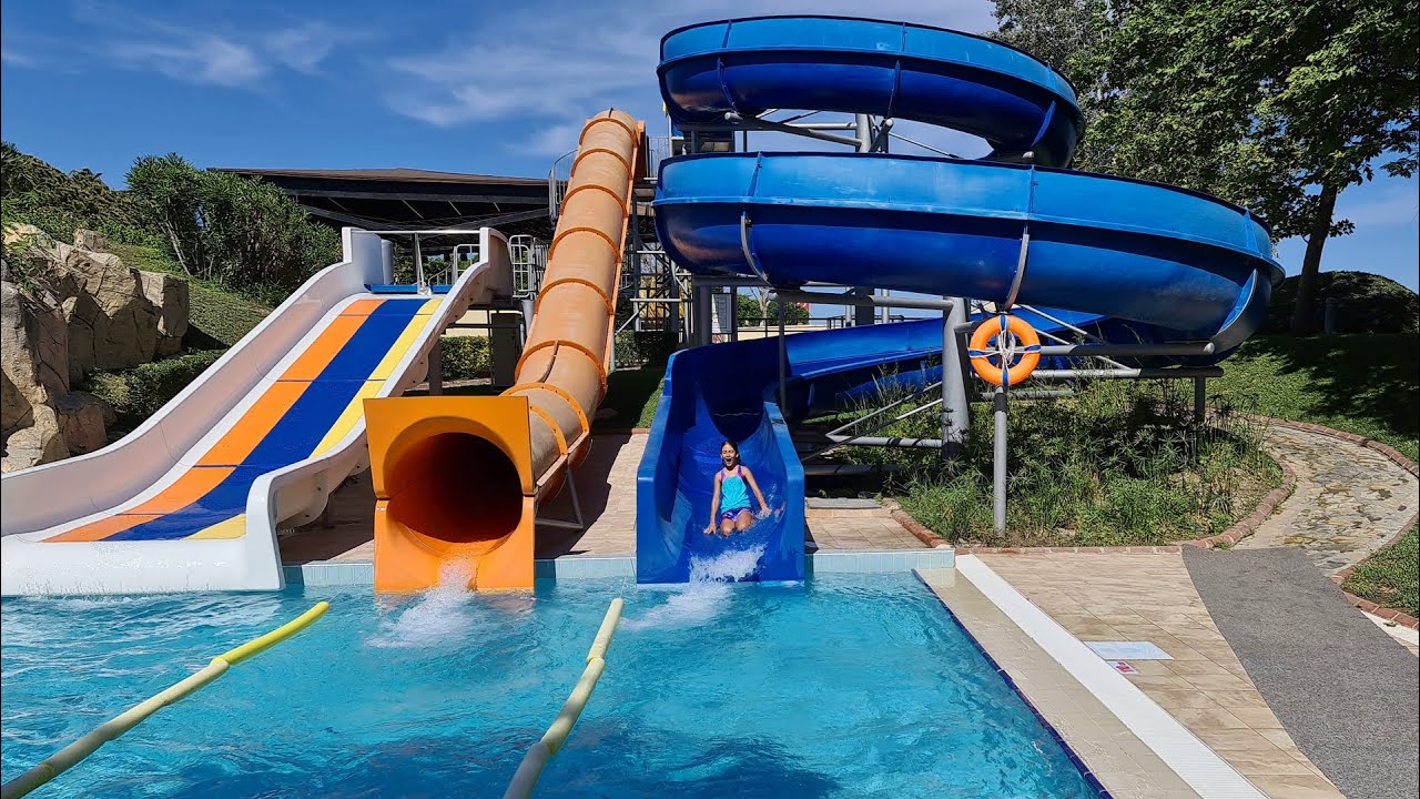 Tatilde ilk gün Queens Park Le Jardin Hotel kaydıraklar havuz