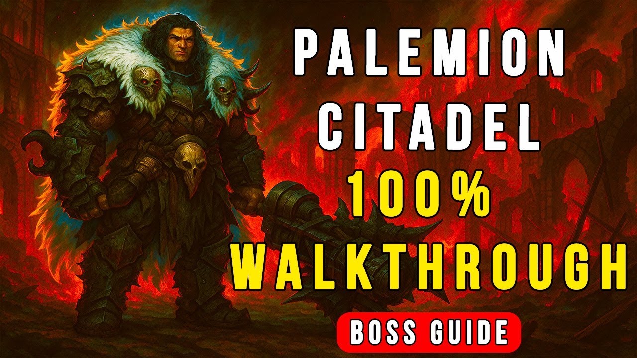Palemion Citadel Ultimate Walkthrough!  All Collectibles + Boss Guide!