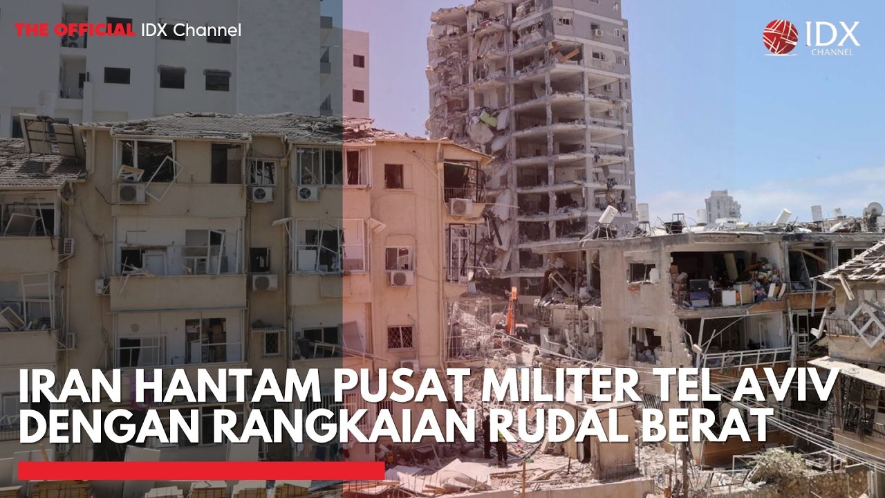 Iran Hantam Pusat Militer Tel Aviv dengan Rangkaian Rudal Berat | MARKET HIGHLIGHTS