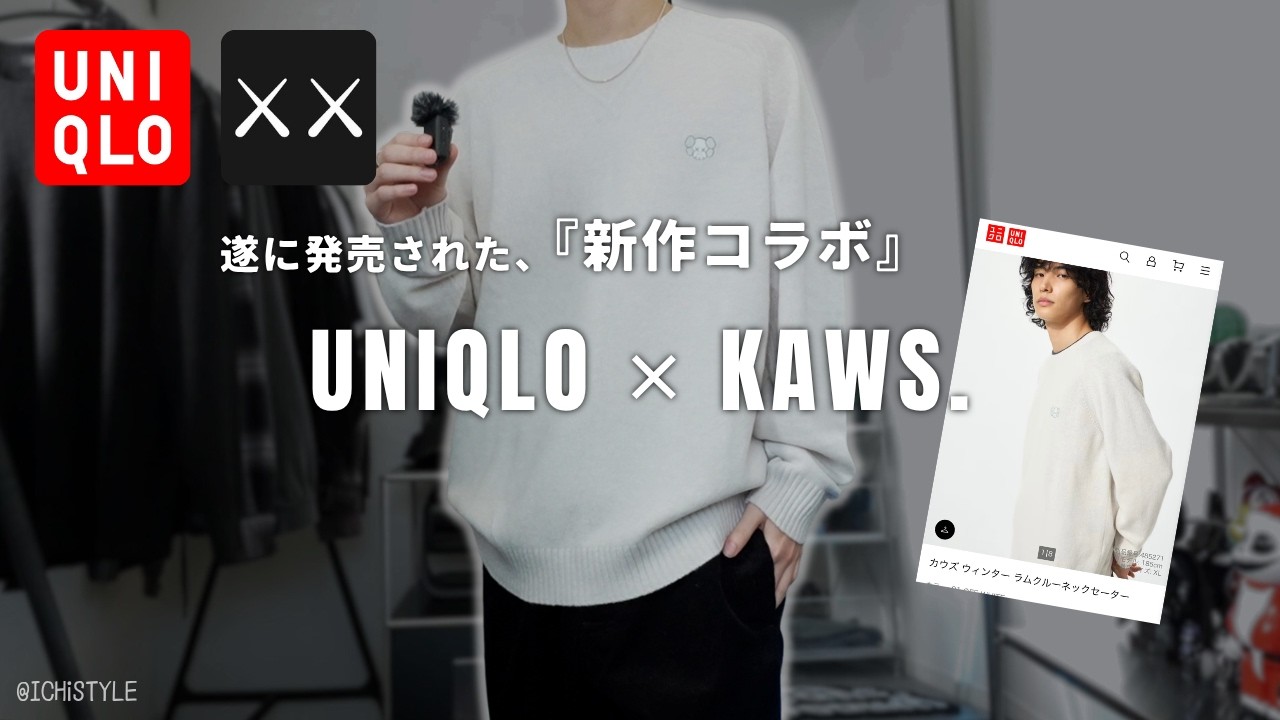 【徹底レビュー】KAWS WINTERのセーター、結論...これは〇〇です。