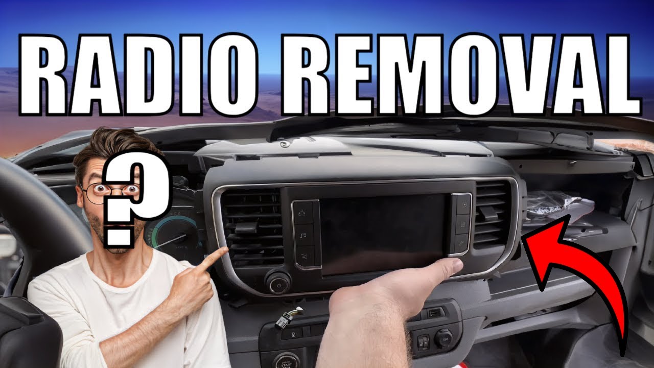 Radio Removal Toyota ProAce, Peugeot Expert, Citroen Jumpy,Opel Vivaro