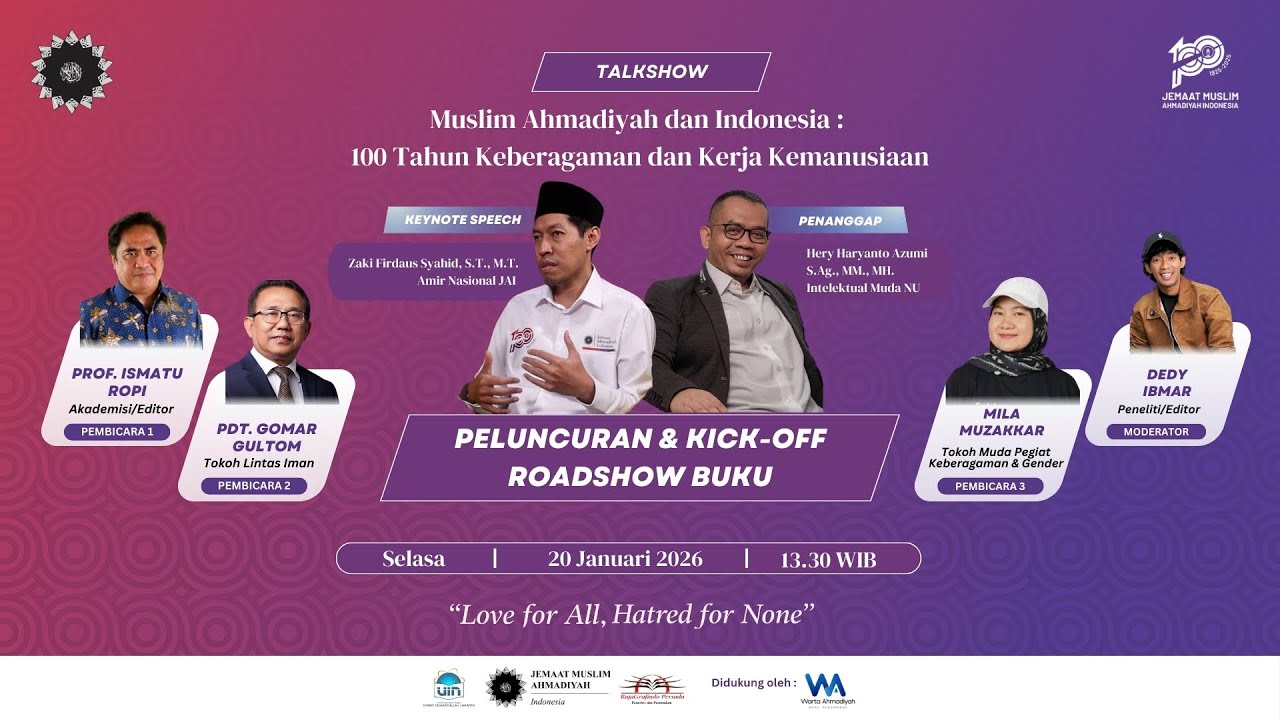 LIVE 🔴 Peluncuran Buku 