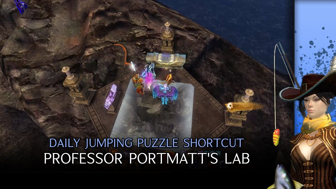 Guild Wars 2 Daily Jumping Puzzle Shortcut - Professor Portmatt's Lab